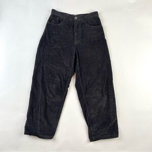 Men's Classic Black Corduroy Trousers big boy polar skate co